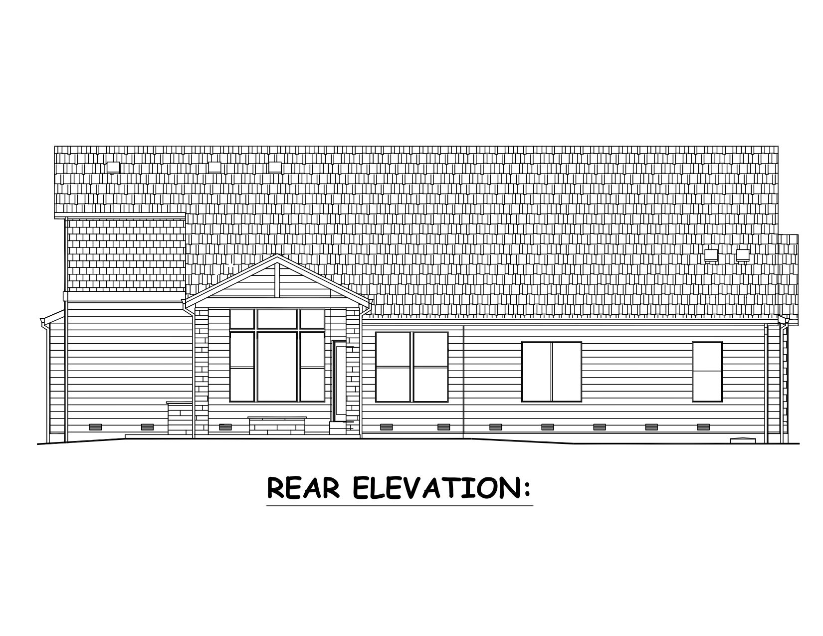 Lot 2 Rear Elevation