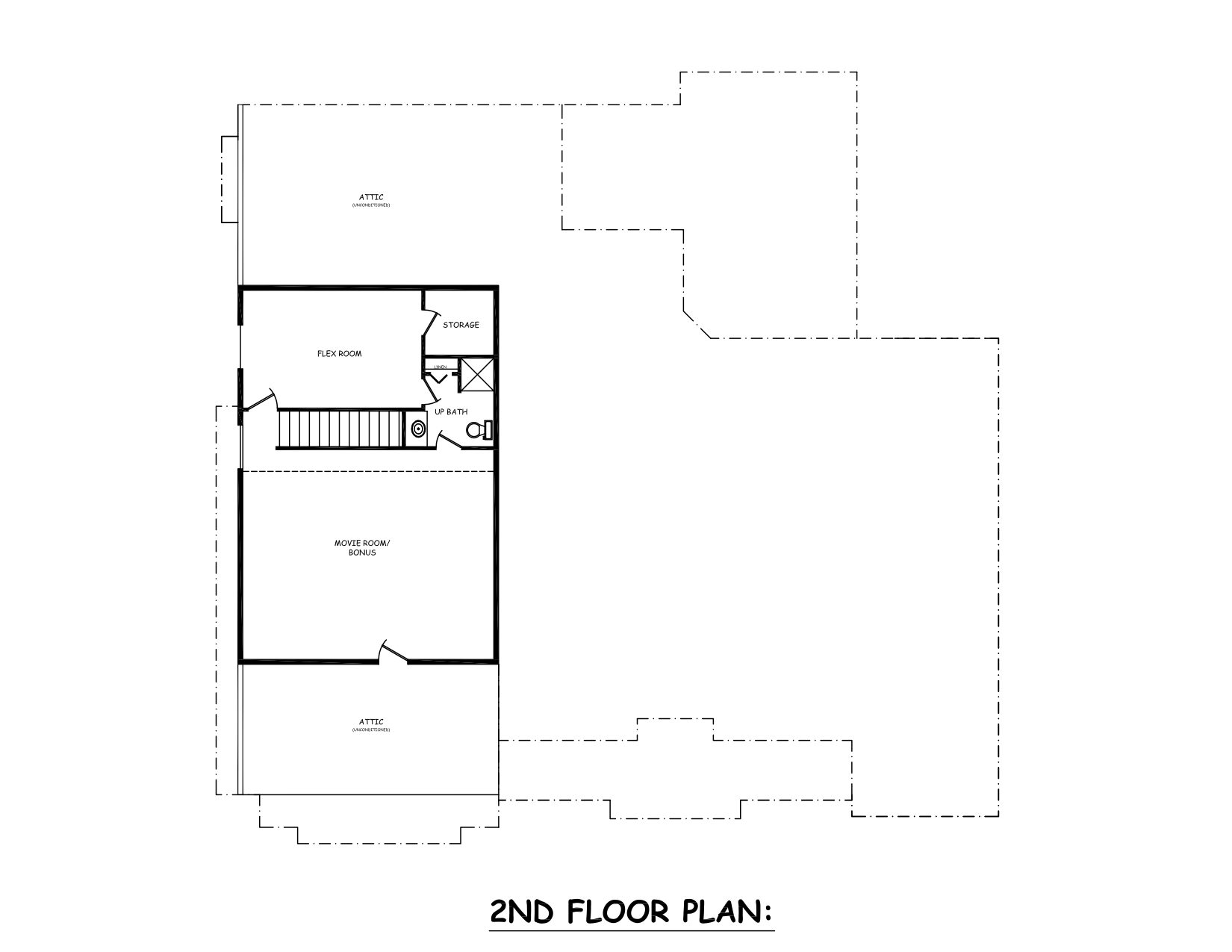 Lot 2 Second Floor Plan