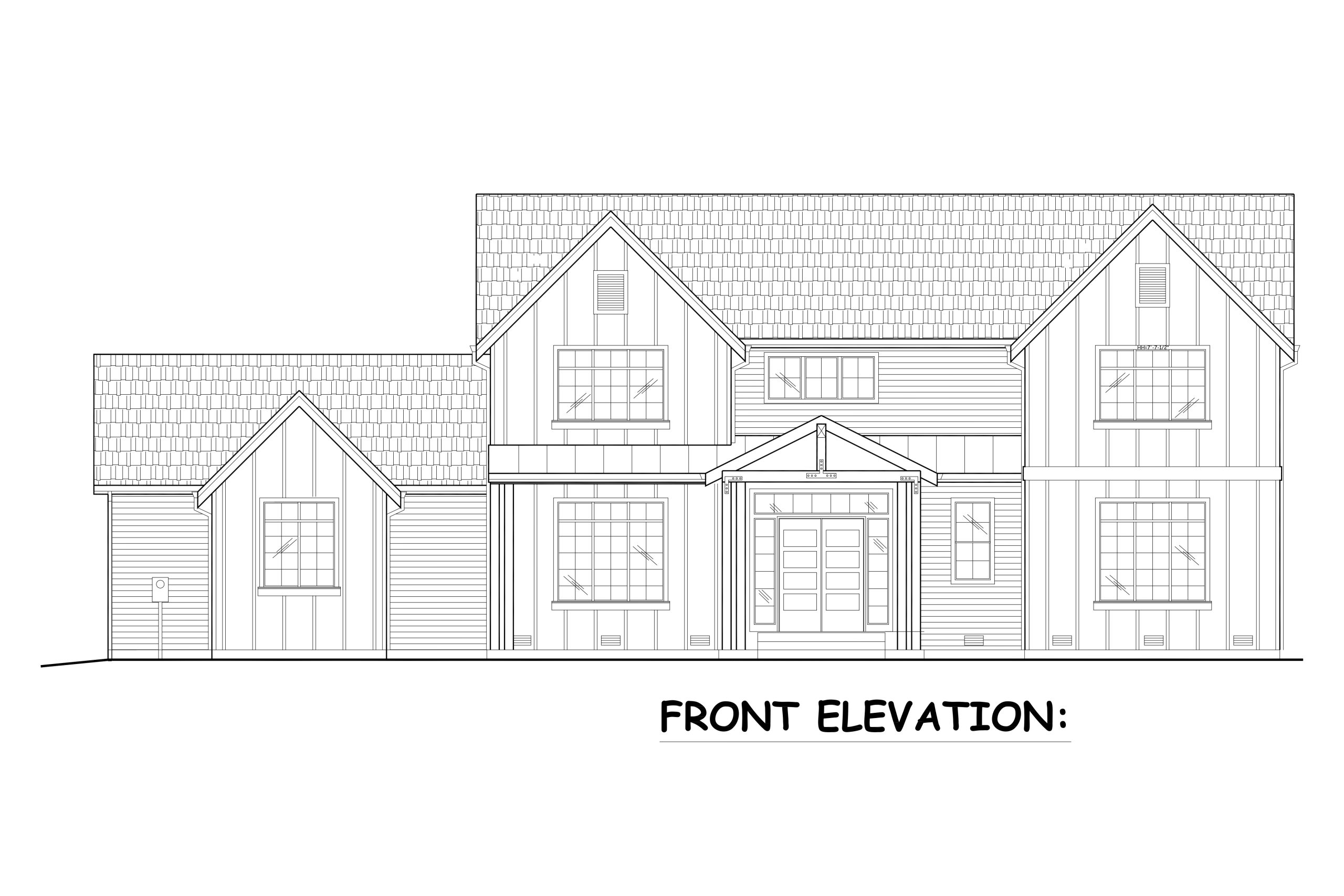 Lot 3 Front Elevation