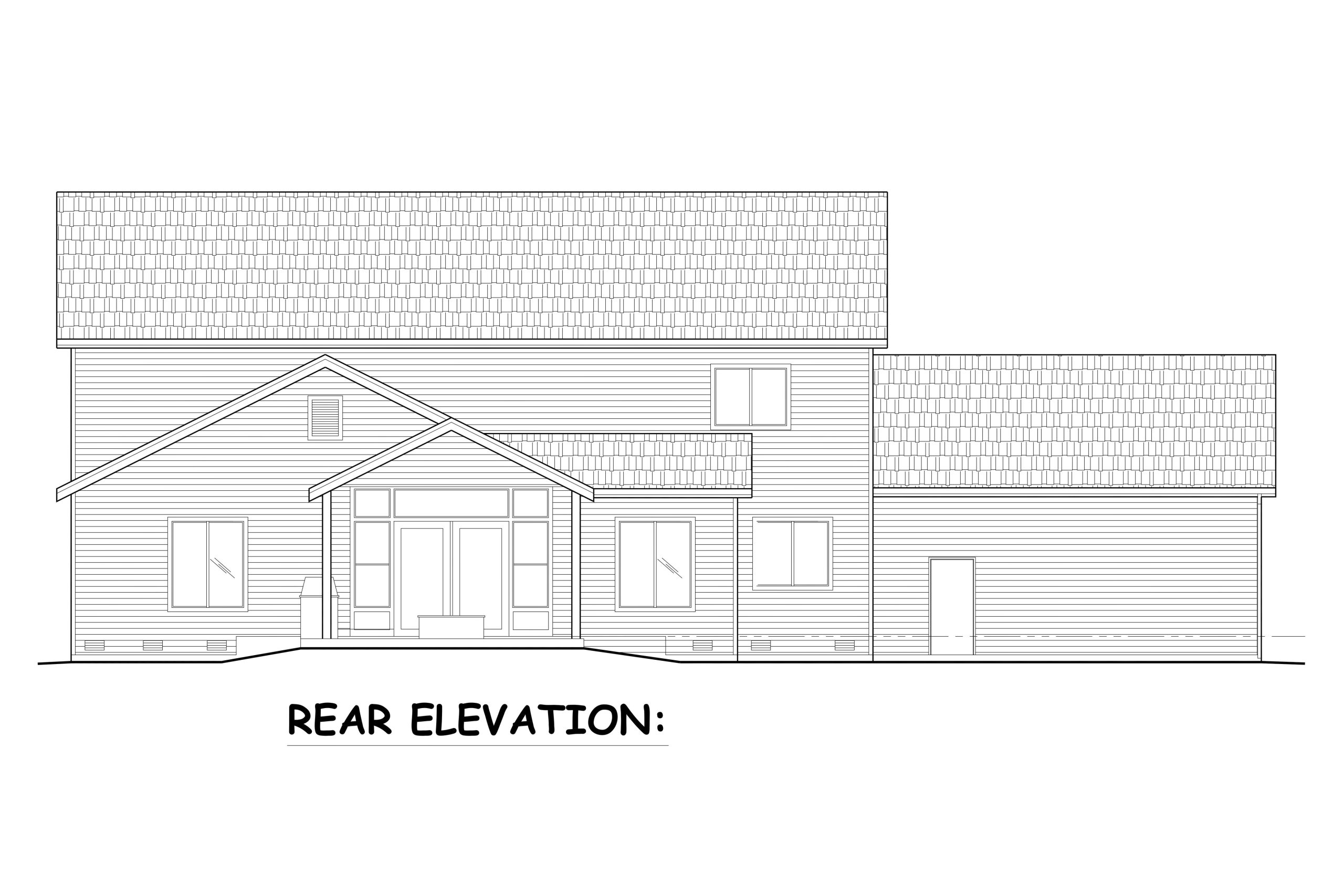 Lot 3 Rear Elevation
