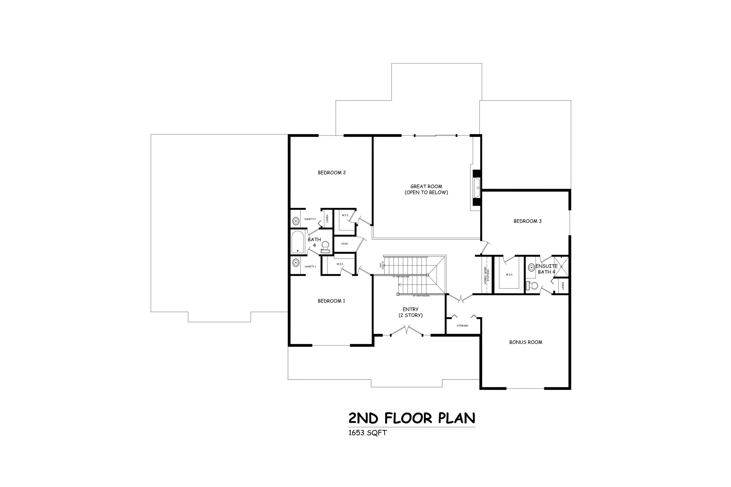 Lot 3 Second Floor Plan